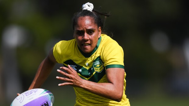 Debut: Shakiah Tungai will play for the Jillaroos on Friday night.