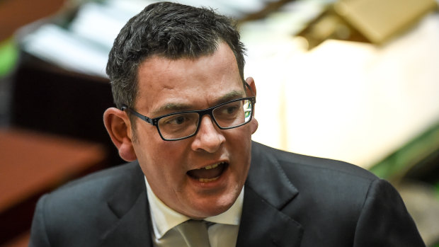 Daniel Andrews in Parliament on Tuesday.
