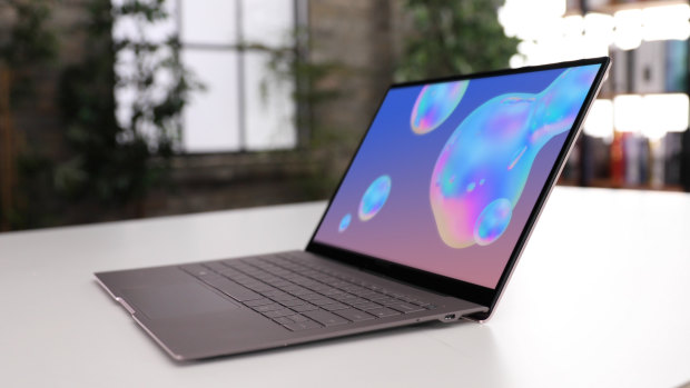The Galaxy Book S is thin, light and powerful, but its ARM processor means you'll want to stick to Microsoft Store apps.