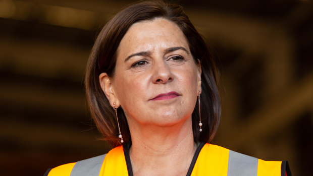 Former LNP leader Deb Frecklington will take on the water and dam construction portfolio.