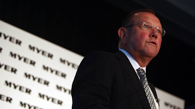 Former Myer chair Bill Wavish. 