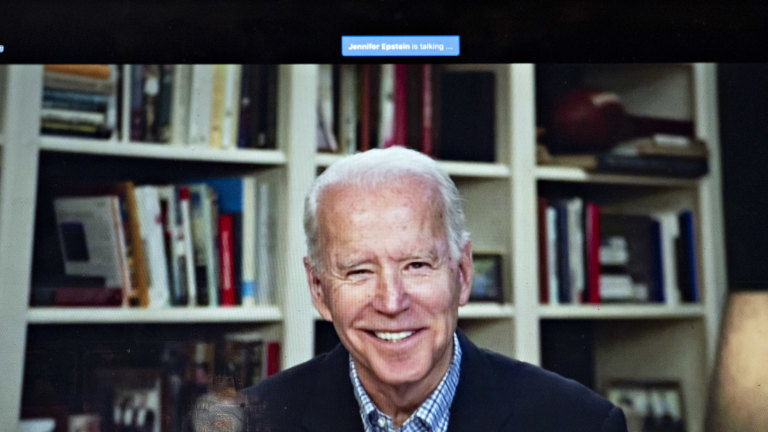 Joe Biden Nearly Invisible During Pandemic Has Plenty To Smile About