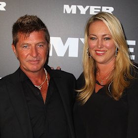 Wayne and his ex-wife Sarah Marsh 