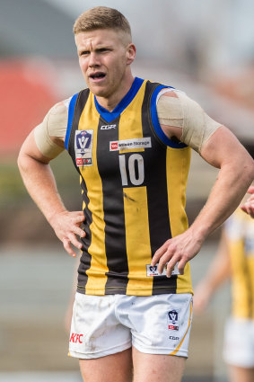 He's back: Dan Hannebery in the VFL.