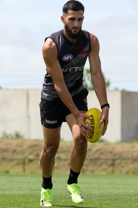 Essendon’s Saad El-Hawli.