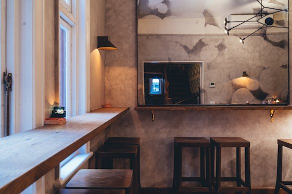 Caretaker’s Cottage bar,  Little Lonsdale Street Melbourne.