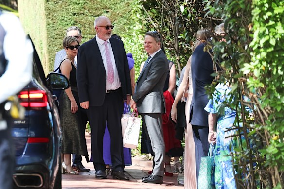 From left: NDIS Minister Jenny McAllister, Industry and Innovation Minister Tim Ayres and ALP national secretary Paul Erickson. 