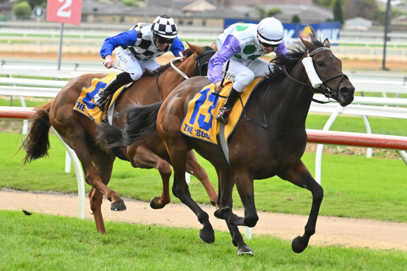 Rolls wins the Warrnambool Cup on Thursday.