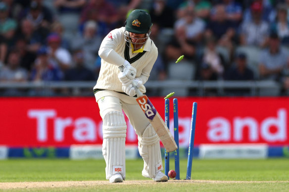 David Warner was bowled when thinking about leaving Chris Woakes.