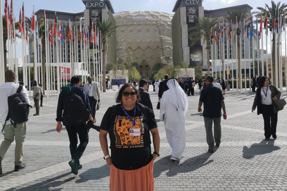 Sam Murray visited at COP28 to speak about First Nations peoples’ contributions to climate action.