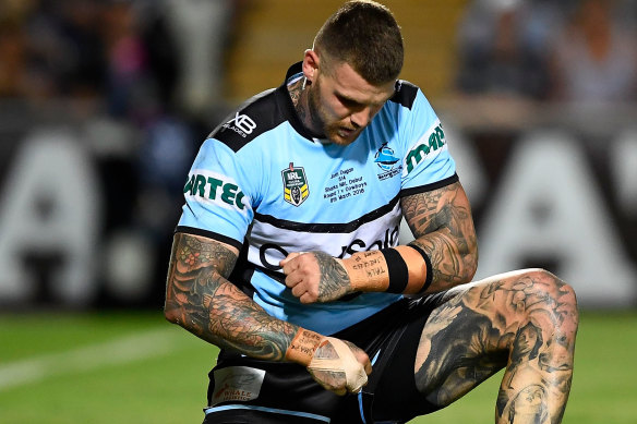 Cronulla said Josh Dugan had reported having a sore throat.