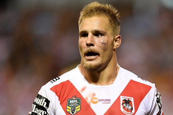 Jack de Belin has not played for the Dragons since 2018.