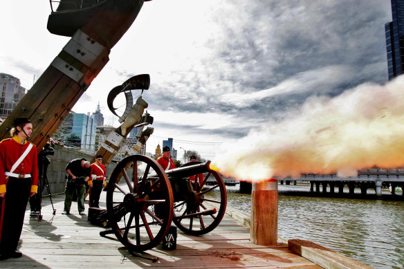 A commemoration of Melbourne Day in 2008. 