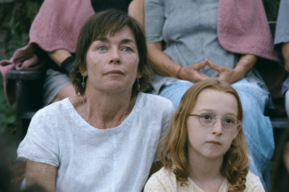 Julianne Nicholson (left) and Zoe Ziegler in Janet Planet.