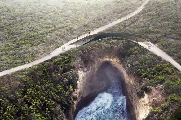 Loch Ard Blowhole Lookout, Victoria.