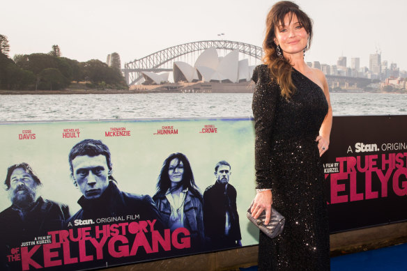 True History of the Kelly Gang star Essie Davis  looked nothing short of sensational at the premiere on Friday night.