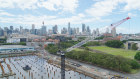 The cranes building Sydney’s new fish markets will be fuelled by biodiesel as NSW tries to cut carbon emissions on construction projects.