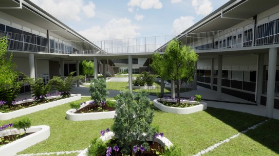 An artist's impression of the new North Kellyville Public School