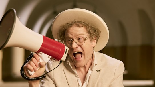 John Safran stars in a new SBS documentary, Shut Your Big Fat Mouth John Safran.
