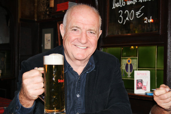 Rick Stein enjoying a beer on Long Weekends ... watching him is also like enjoying a beer at your local pub.