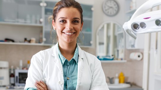 Full-time dentists work fewer hours each week than average.