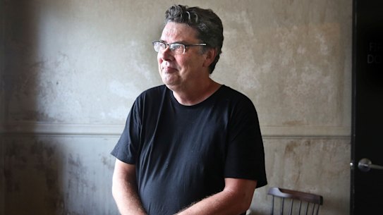 Veteran ABC Radio host James Valentine in 2021; the presenter has died age 64.