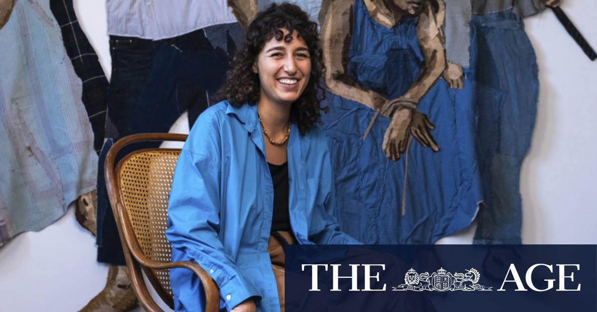 This artist made Archibald history. Her secret? A trusty sewing machine