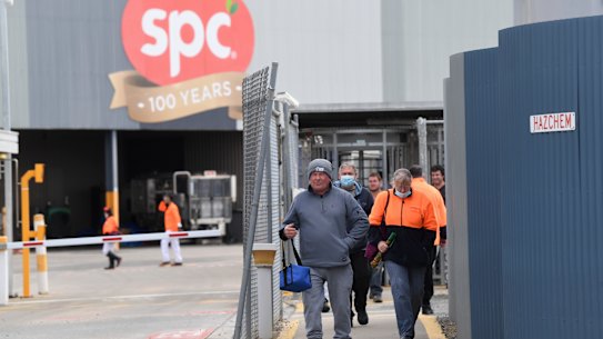 Workers at SPC’s factory in Shepparton will be required to be fully vaccinated by the end of November in a plan that has created a firestorm from anti-vaxxers.