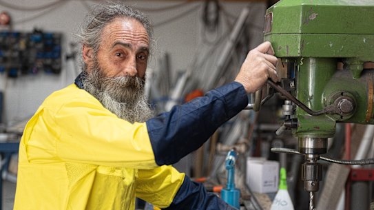 Martin Smith of Bateman’s Bay, aged 57, had a history of low-skilled work and long periods of unemployment. He now has a job at a manufacturing company. 