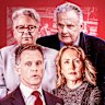 At loggerheads: Premier Chris Minns, Labor’s leader in the upper house Penny Sharpe, Greens MP Abigail Boyd, and independent MP Mark :Latham.