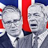 Keir Starmer and Nigel Farage