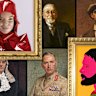 Then and now: The change in Archibald Prize subject matters comes with a dash of colour and cheek.  