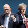 Peter Dutton and Donald Trump have both run unapologetic ‘anti-woke’ campaigns.