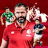 Lions squad naming graphic