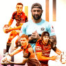 The Tigers ins and outs: Luke Brooks, Benji Marshall, Lachlan Galvin and Jarome Luai.