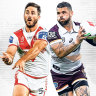 Old couple: Ben Hunt and Adam Reynolds.