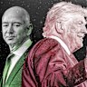 Jeff Bezos and Donald Trump.