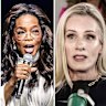Gwyneth Paltrow, Oprah Winfrey and Kristin Cabot.