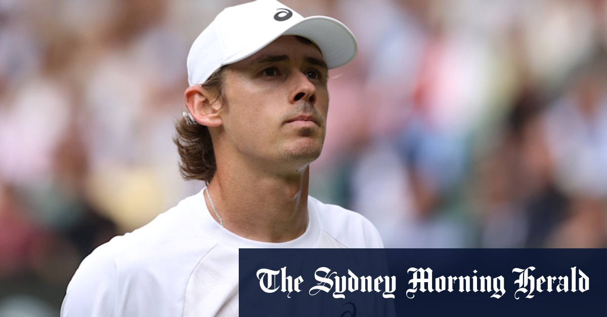 De Minaur’s gutsy performance fails to topple Djokovic in Wimbledon showdown