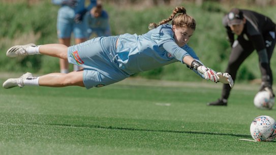 Melbourne City goalkeeper Teagan Micah could be the next Matildas No.1. 