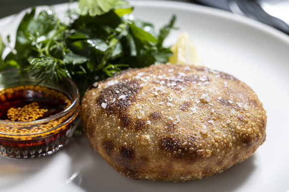 Victor Liong’s lamb pancake.