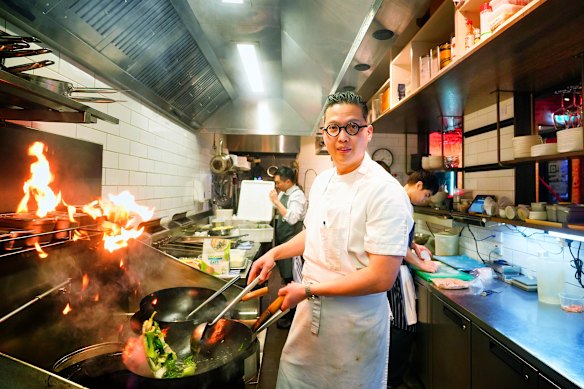 O chef Victor Liong gosta de refogados cantoneses em casa.