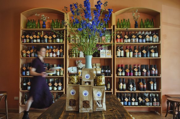 Sardinas is a wine bar, liquor shop and flower store in Reservoir.