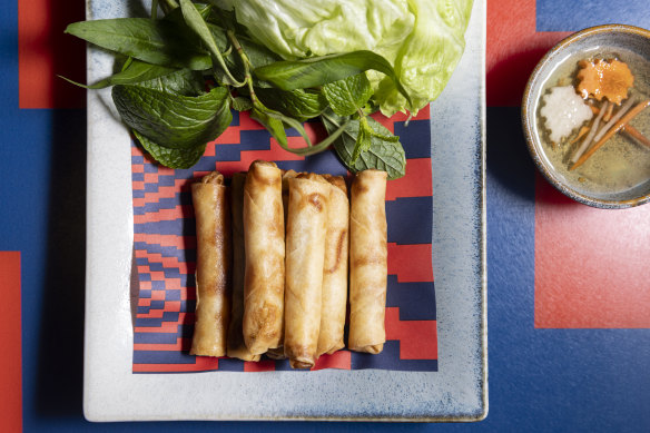 Go-to dish: Spring rolls.