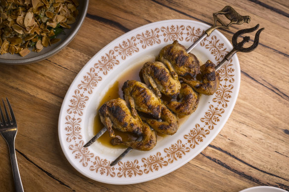Rumi’s quail kabobs are better than ever.