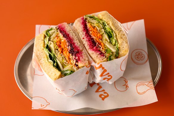 Salad sandwich.