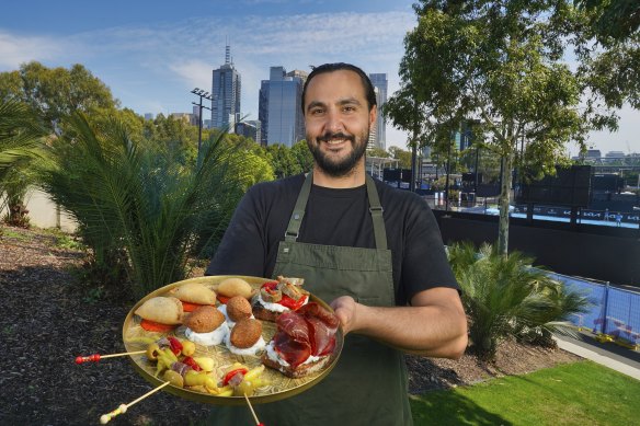 Chef Tom Sarafian is bringing his favourite Lebanese dishes to  the 2024 Australian Open.
