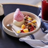 Mahalbia (milk pudding) at Emil’s Cafe.