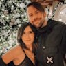 Caleb and Fleur Shomo in an Instagram picture Fleur posted on her account for Christmas 2025. 