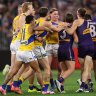 Fremantle fight off Eagles to get closer to double chance finals